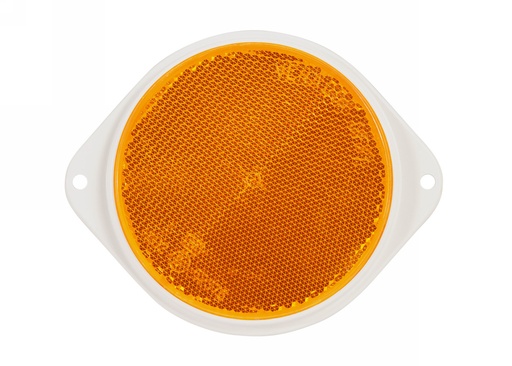 [A-0721U] Reflector 85mm round yellow with handle