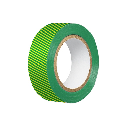 [LU0015] PVC INSULAT.TAPE 19 mmx10m -YELLOW/GREEN