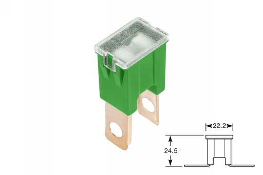 [ELFJ40M] PAL fuses-male long leg 40A