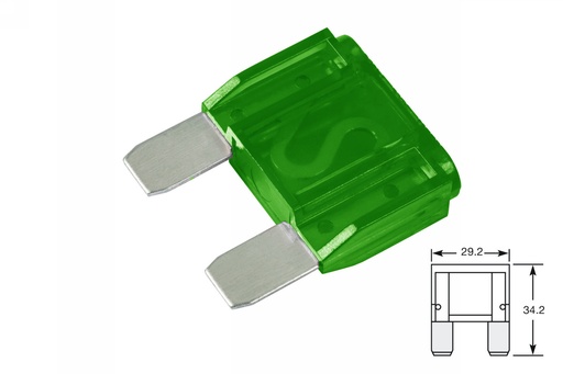 [ELFMB30] Maxi blade fuses 30A