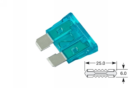 [LFB15] Standard blade fuses 15A Lucas