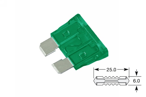 [LFB30] Standard blade fuses 30A Lucas