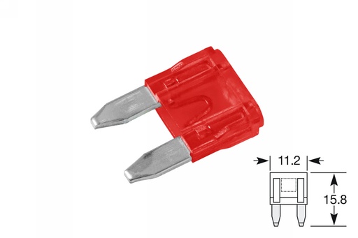 [ELFSB10] Mini blade fuses 10A