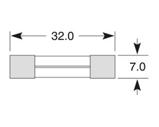 [BP1063] Glass fuse 7x32-10A
