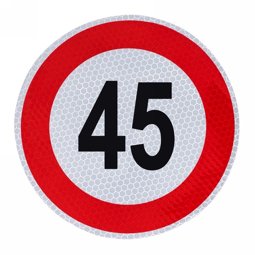 [A-VM200-45] Speed limit Sign 45, diameter: 200mm