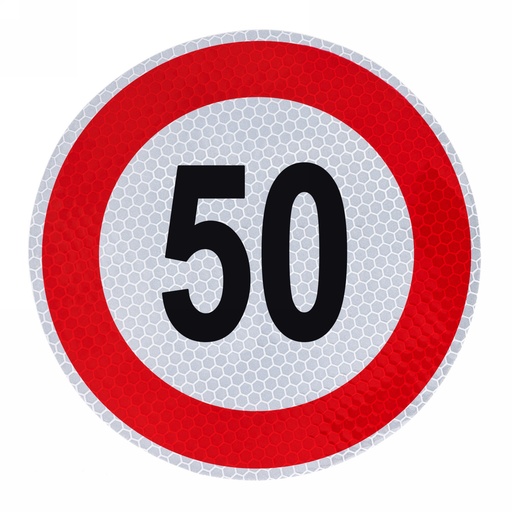 [A-VM200-50] Speed limit Sign 50, diameter: 200mm