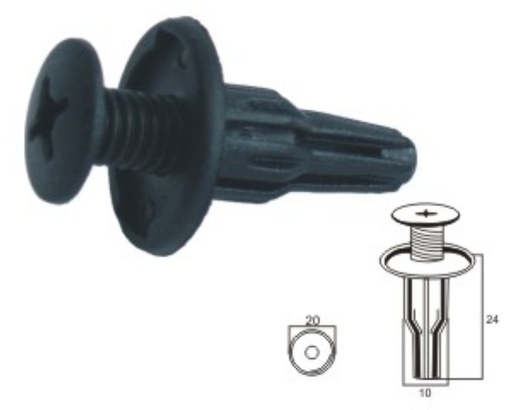 [K003] Plastic clip K003