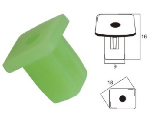 [K021] Plastic clip K021