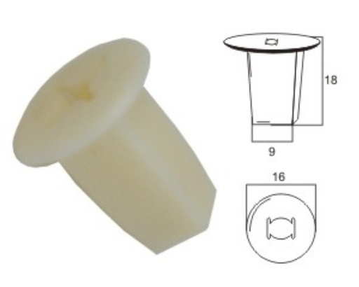 [K101] Plastic clip K101
