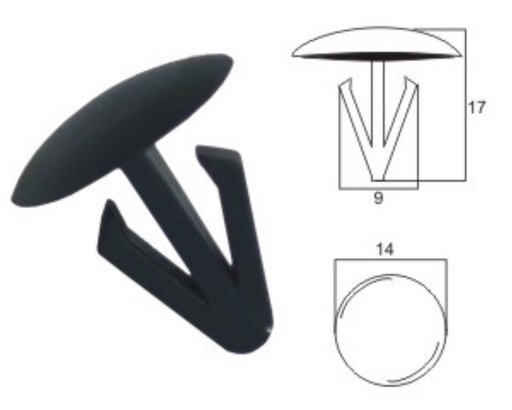 [K035] Plastic clip K035
