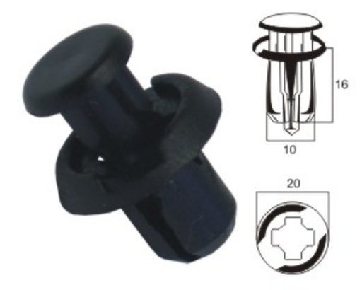 [K088] Plastic clip K088