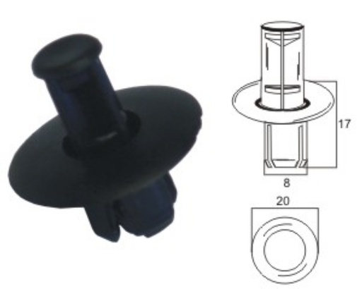 [K034] Plastic clip K034