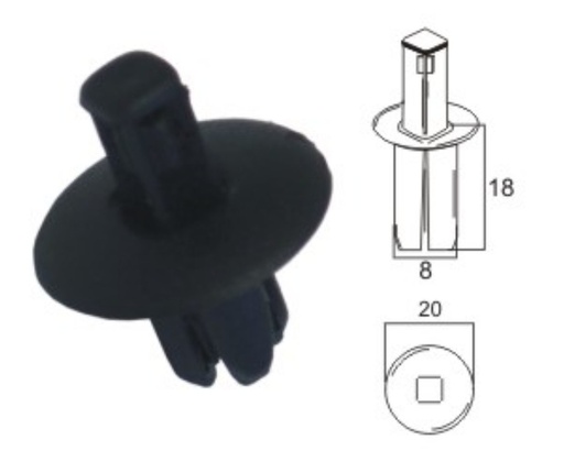 [K057] Plastic clip K057