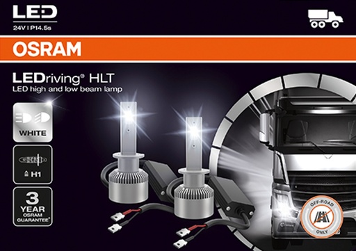 [64155DWS-2HFB] LEDriving® HLT H1 24V 12W P14.5s 6000K Cool White OSRAM vyfázované, náhrada 64155DWBRT-2HFB